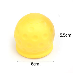 New Tow Bar Ball Cover Cap Dustproof Trailer Ball Cover Tow Bar Cap Universal Hitch Trailer Towball Protect Car Accessories
