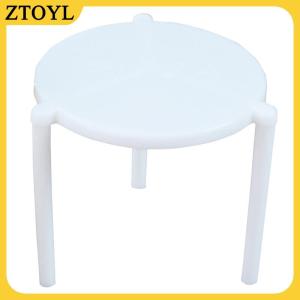 ZTOYL 100Pcs Bánh Pizza Saver Đứng Trắng Nhựa Tripod Stack Sửa Chữa Giá Bánh Pizza Hộp Chủ Nhà Bếp Nướng Phụ Kiện