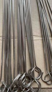 Que xiên thịt nướng inox không rỉ dài 50cm 60cm và 70cm