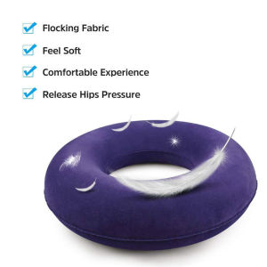 【Fast Shipping】 【Free Air Pump】Medical Air Inflatable PVC Ring Round Seat Cushion With Pump Anti Bedsore Pad Hemorrhoid Pillow Donut Chair Mat Ring Seat Cover Accessories Inflatable Seat Cushion
