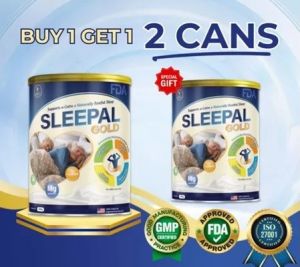 Original - Sleepal Gold Milk Improve Sleep Quality and Reduce Stress Anxiety 400grms