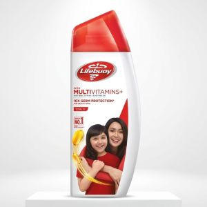 Lifebuoy Total 10 Antibacterial Body Wash 300ml Multivitamins 10X Germ Protection Daily Cleanser