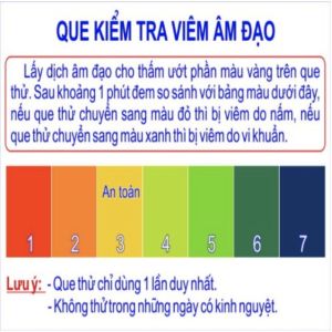 Que thử viêm phụ khoa Ha mi shop que thử âm đạo kiểm tra nấm ngứa tiện lợi chính xác hàng chất lượng - Tặng kèm cốc