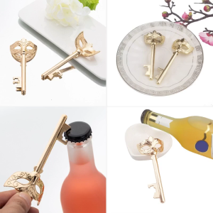 Hợp kim kẽm nắp chai bia cái mở nắp chai cổ điển mặt nạ hình dạng chìa khóa Dụng cụ mở nắp chai bia cái mở nắp chai tiệc cưới sinh nhật quà tặng cho khách
