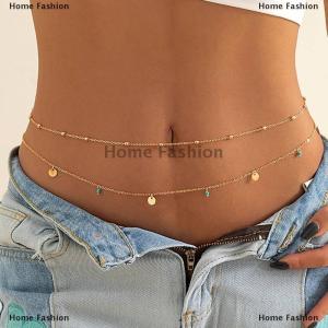 [COD] Home Fashion Waist Chain For Women Waterproof 1 2 3 Layers Belly Chains Beach Bikini Waist Body Chain Jewelry Elegance Versatile Acessories