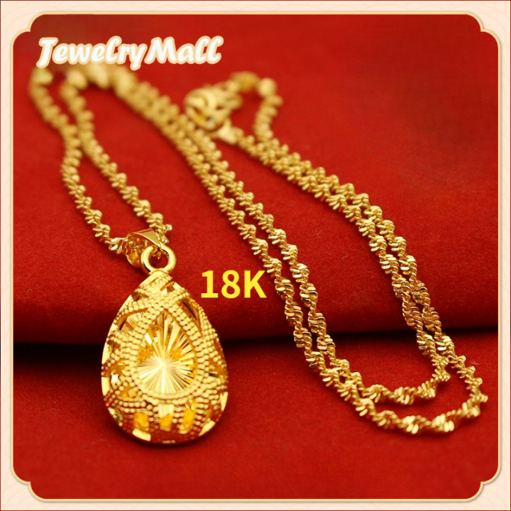 PQH KONG Jewellery Gold 916 Original Malaysia ​Necklace for Women