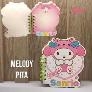 BINDER BOOK MELODY | BUKU NOTES KECIL | BUKU CATATAN MEMO | BINDER BOOK | BINDER BOOK CAPYBARA | BINDER BOOK LABUBU | BINDER BOOK SANRIO | KUROMI | MELODY | CINAMORROL | POMPOMPURIN