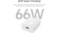 HONOR SuperCharge Power Adapter (Max 66W) Flagship Quality  Official Warranty, Smart Output  Compatible with Mainstream Devices, 8 Types of Protection  Safe Charging. 