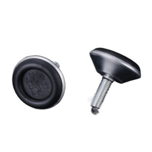 LEI 5pcs เหล็กเฟอร์นิเจอร์ขาฐานกันลื่นโต๊ะตู้ขา Pad ปรับระดับฟุต leveler M8 M10 screw 15mm-27mm