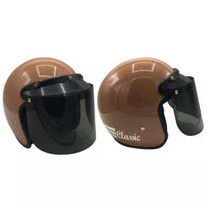 Helm Bogo Dewasa Classic Retro Cepol Hijab Wanita Pria SNI Full Leher