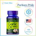 Puritan's Pride Garlic Oil 5000mg, 100/250pcs (Expiry in description). 