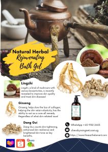 Herbal Rejuvenating Bath Gel (500ml)