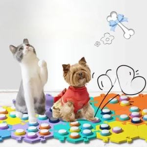 Dog speaking button pet communication button cat vocalizing button sound generator recording training ringing voice