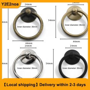【Local shipping】 2Pc Vintage Round Ring Furniture Door Pull Handle Alloy Cabinet Dresser Drawer Knobs Handle