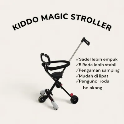 Baby Stroller Bayi Roda 5 Lipat Mudah Dibawa Travel