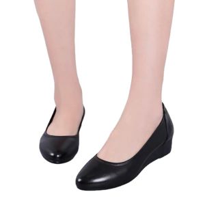 Womens Black heels shoes office work shoes fashion style