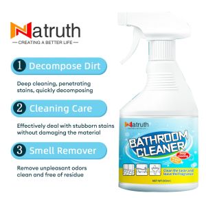 NATRUTH 500ML bathroom cleaner decontamination and mould proof spray cleaner sterilization glass toilet floor household cleaning tools