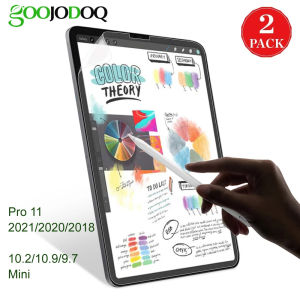 GOOJODOQ 2pcs Screen Protector Film for iPad Pro 11 2021 2020 2018 Pro 10.5 Air 3 2 1 iPad 10.2 2019 iPad Mini 5 4 3 2 1