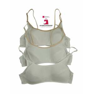 AVON PENNY 3-PC BEGINNERS BRA All White