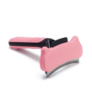 QEFEE Open Knot Cat Hair Removal Comb Dense Tooth Removes Undercoat Pet Fur Knot Cutter Universal Comfortable Grip Pet Hair Deshedding Brush Knotted Hair