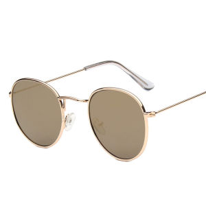 Cadia.PH - Korean Retro Small Square Metal Frame Sunglasses Vintage Oval Frame Eyeglasses Small Round Eyewear