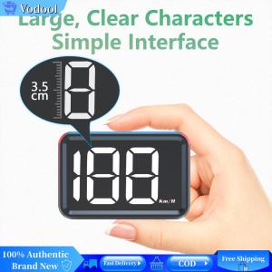 [Vodool Brand Center]GPS KMH MPH HUD Digital Speedometer Head Up Display Digital Speed Meter Gauge for Car Golf Cart Bus Boat