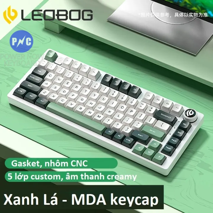 Bàn phím cơ nhôm và kit phím cơ LEOBOG Hi75, Mạch Xuôi, RGB, hotswap 5 pin, 1 Mode dây, cáp xoắn | BigBuy360 - bigbuy360.vn Bàn phím cơ nhôm và kit phím cơ LEOBOG Hi75, Mạch Xuôi, RGB, hotswap 5 pin, 1 Mode dây, cáp xoắn | BigBuy360 - bigbuy360.vn