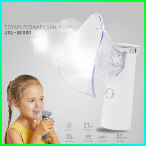 TOP PRODUK TaffOmicron Alat Bantu Pernafasan Nebulizer Terapi Asma Inhaler - JSL-W301 / Nebulizer Alat Uap Portable / Alat Terapi Pernafasan Uap