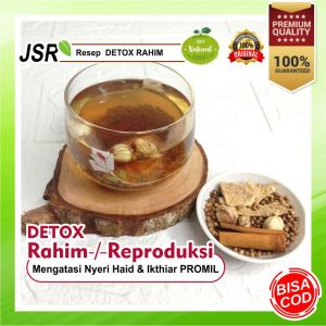 ( TEH HERBAL ) DETOX RAHIM / REPRODUKSI / HORMONAL RESEP JSR untuk PROMIL & MASALAH KEWANITAAN uk. SACHET  100% REMPAH ALAMI  MURAH dan PRAKTIS
