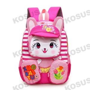 New 3D Childrens School Backpack Girls Boys Rabbit Tiger School Bag Kindergarten Backpack