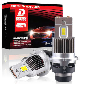 Mini size 1:1 LED D2S D4S Headlights bulb D1S D3S D8S D1R D3R Kit LED 60000LM 110W Two sided Extra Large CSP Chip 6000K White