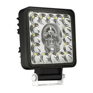 Đèn LED Làm Việc Hình Đầu Lâu Đèn Pha Led 12V 24V Nhiều Màu Đèn Tự Động Đèn Sương Mù Đèn Led Xe Máy Địa Hình Cho Thanh Đèn Xe Hơi