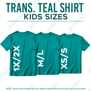 TRANSFORMATIVE TEAL - PLAIN Shirt - 2026 Color of the New Year - Adults Kids Family Sizes 2