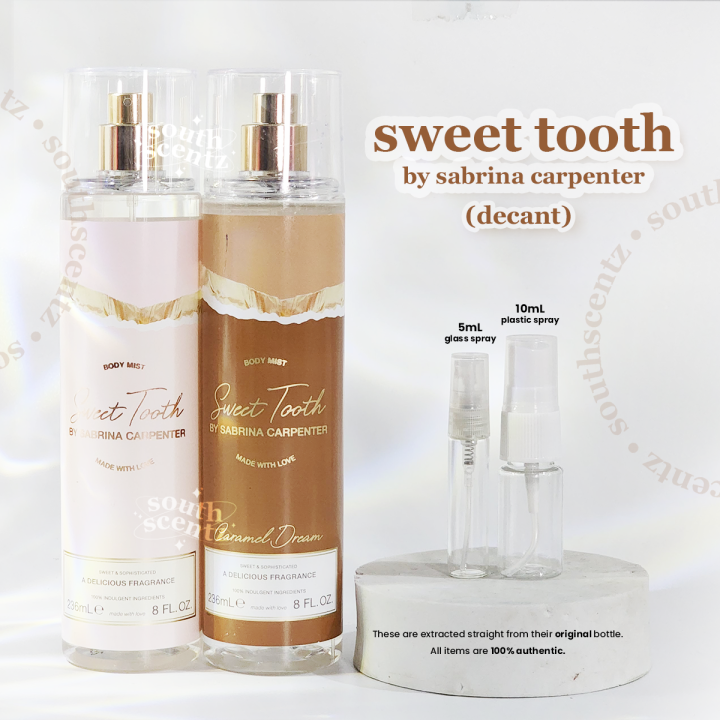 Sweet Tooth by Sabrina Carpenter Caramel Dream Body Fragrance Mists 5mL 10mL SouthScentz Lazada PH