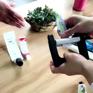 Hair dye aluminum extrusion tool tube toothpaste bathroom dispenser cosmetics art paint extrusion