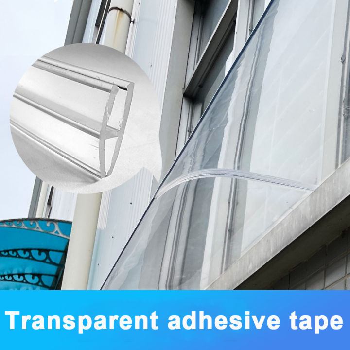 【24h delivery】Transparent Awning Canopy PC Board Rain Shield Mute Easy ...
