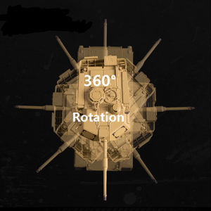 Heng Long T72 Remote Control Tank 1/16 Russian Battle T-72 RC Tank 7.0 Advanced Version with Infrared Metal Tracks Metal Wheels