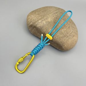 OWNNEW Đa chức năng Dây dù tháo nhanh Di động 7 màu sắc Dụng cụ móc khóa ba lô đi bộ đường dài ngoài trời 210mm Móc treo bình nước Carabiner