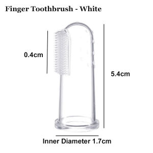Baby Oral Cleaner Finger Toothbrush For Kid With The Box Soft Silicone Cleaning Brush