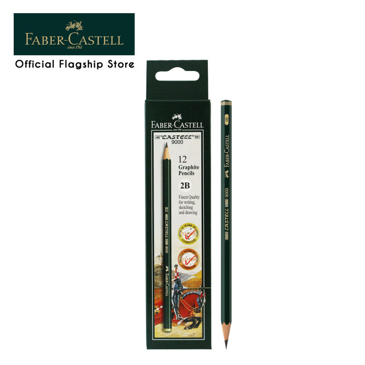 Faber-Castell 9000 2B for Computer Pencil 1 box [12117102ABX]