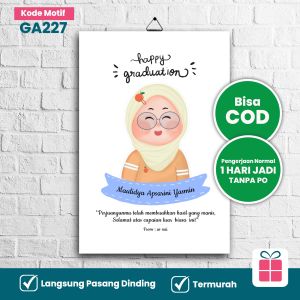 Kado Hadiah Wisuda Animasi Cewek Unik Murah estetik Mewah  Motif GA221 MD2