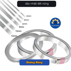 Dây nhiệt máy hút chân không dây hàn nhiệt máy ép túi dây dẫn nhiệt dây điện trở dây đốt nóng 2mm-3mm-5mm-10mm
