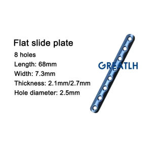 GREATLH Veterinary Bone Fracture Plate Reconstruction Bone Plate OrthopedicAnimal Surgical Instruments