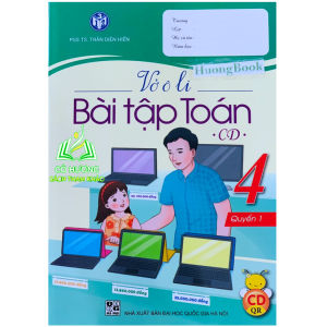 Sách - Vở ô li bài tập toán 4 - quyển 1 ( cánh diều ) - 2023