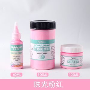 Metallic Acrylic Paint 60/100/300ml Artist Painting Acrylic Colour Canvas Painting Medium