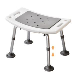 Shower Chair for Inside Shower Adjustable Height Shower Stool Anti-Slip Shower Seats for Elderly and Disabled Shower Bench Quick Assembly