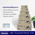 กล่องไดคัทหูช้างขนาด C รหัส DC ไม่พิมพ์ (Die-cut Box) ขนาด 20W x 30L x 11H cm.. 