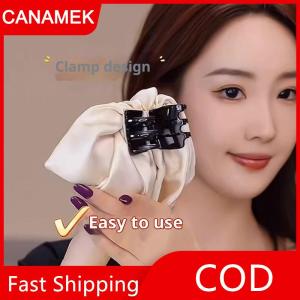 【CANAMEK】 Bow tóc Claw Clip rắn màu đen trắng tóc Cá Mập lấy Clip tóc phong cách công cụ Phụ kiện tóc cho phụ nữ cô gái