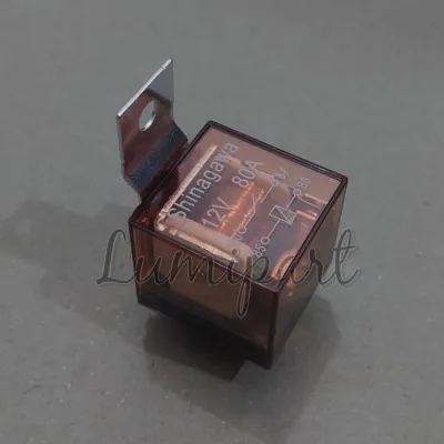 RELAY KAKI 4 TW / TW RELAY KLAKSON / RELAY LAMPU 4 KAKI 12V 30/80A
