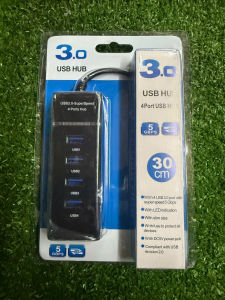 HUB USB 3.0 4 Cổng Cao Cấp - Tốc Độ Truyền Dữ Liệu Nhanh Cho Laptop